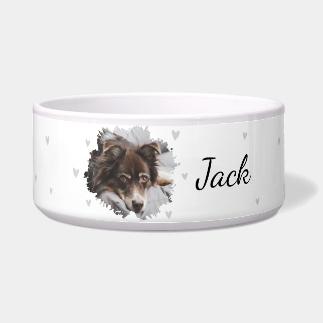 Personalized Dog Photo Napf (Vorderseite)