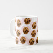 Personalized Dog Photo Valentine Mug | Custom Pet  Kaffeetasse (Vorderseite Links)
