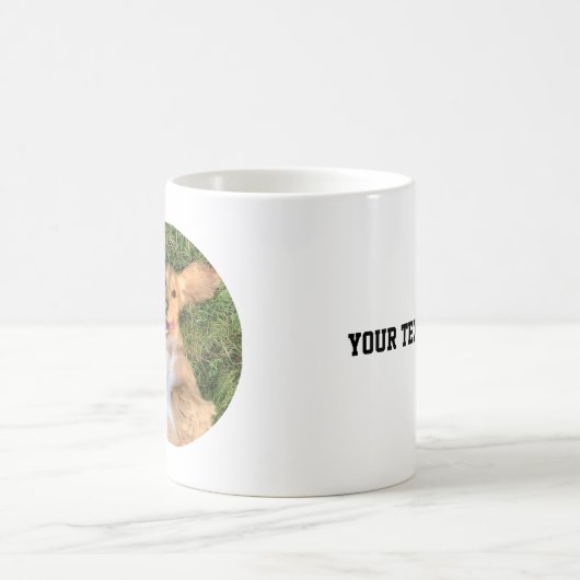 Personalized Dog Photo with Text | Custom Gift Kaffeetasse (Mittel)