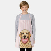 Personalized Dog with Pink Heart Schürze (Getragen)