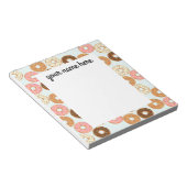 Personalized Donuts Notepad Notizblock (angewinkelt)