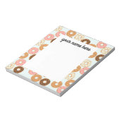 Personalized Donuts Notepad Notizblock (Rotiert)