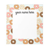 Personalized Donuts Notepad Notizblock (Vorderseite)