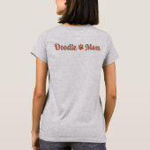 Personalized Doodle Mom T-shirt Custom name Gift (Rückseite)