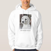 Personalized Double Sided Photo Text Hoodie (Vorderseite)
