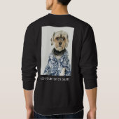 Personalized Double Sided Photo Text Sweatshirt (Rückseite)