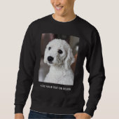 Personalized Double Sided Photo Text Sweatshirt (Vorderseite)