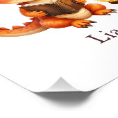 Personalized Dragon Art Print Custom Nursery Kids Fotodruck (Ecke)