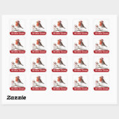 Personalized dragon stickers colorful (Blatt)