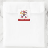 Personalized dragon stickers colorful (Tasche)