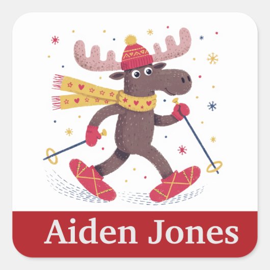 Personalized dragon stickers colorful (Vorderseite)