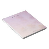 Personalized dreamy clouds, pastel aesthetic Grid Notizblock (angewinkelt)