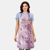 Personalized Dreamy Pastel Pink Bubble  Schürze (Getragen)