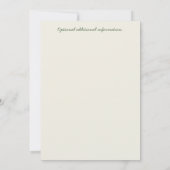 Personalized Duck Birthday Einladung (Rückseite)