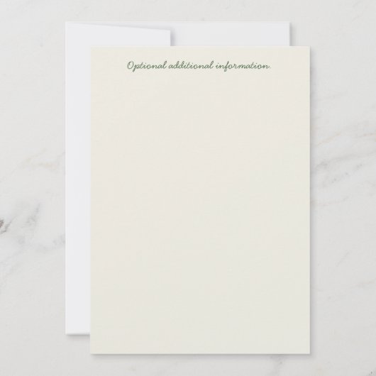 Personalized Duck Birthday Invitation Einladung (Rückseite)