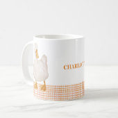 Personalized Duck Mug – Cute Farm Animal Design wi Kaffeetasse (Vorderseite Links)