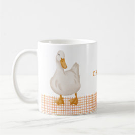 Personalized Duck Mug – Cute Farm Animal Design wi Kaffeetasse