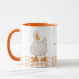 Personalized Duck Mug – Cute Farm Animal Design wi Tasse