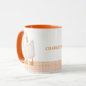 Personalized Duck Mug – Cute Farm Animal Design wi Tasse (Vorderseite Links)