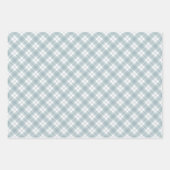 Personalized Dusty Blue Christmas Geschenkpapier Set (Vorderseite 3)