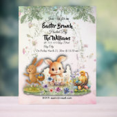 Personalized Easter Brunch Acrylic Welcome Sign Acrylschild (Neutral)