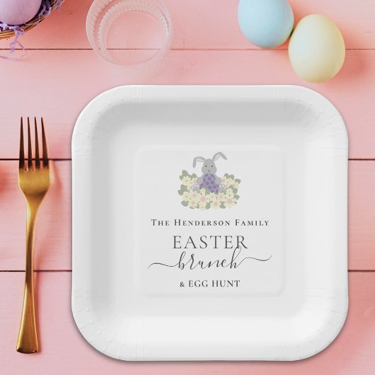 Personalized Easter Brunch and Egg Hunt Pappteller
