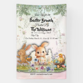 Personalized Easter Brunch Party Banner (Vertikal)