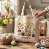 Personalized Easter Bunny Candy Tragetasche