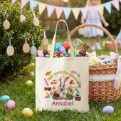 Personalized Easter Bunny Candy Tragetasche