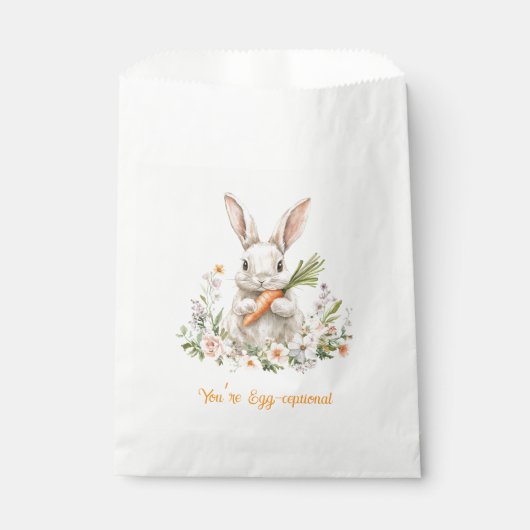 Personalized Easter Bunny  Happy easter Geschenktütchen (Vorderseite)