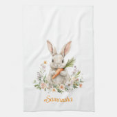 Personalized Easter Bunny Kitchen Towel  Geschirrtuch (Vertikal)