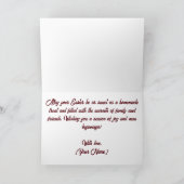 Personalized Easter Pin-Up Retro Greeting Card Dankeskarte (Innenseite)