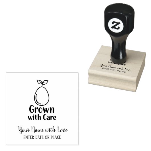 Personalized Egg Stamp – Custom Chicken Egg Stamp  Gummistempel (Stempel)