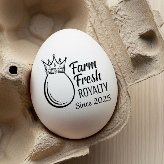 Personalized Egg Stamp - Custom Fresh Egg Stamp  Gummistempel