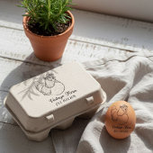 Personalized egg stamp, personalized fresh egg gummistempel