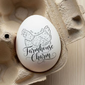  Personalized egg stamp, personalized fresh egg  Gummistempel