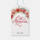 Personalized Eid Mubarak Gift Tags Geschenkanhänger (Vorderseite)