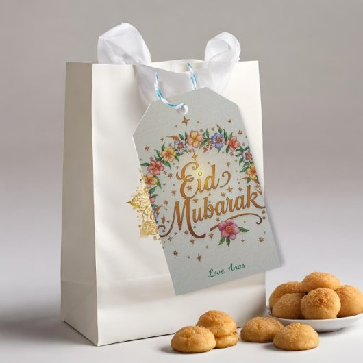 Personalized Eid Mubarak gift tags Geschenkanhänger