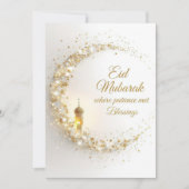 Personalized Eid Mubarak Greeting card Einladung (Vorderseite)