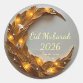 Personalized Eid Mubarak Muslim Stickers Gifts (Vorderseite)