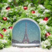 Personalized Eiffel Tower Snow Globe Custom Design Schneekugeln (Weihnachten)