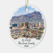 Personalized El Paso Ornament, Custom Texas Keramik Ornament (Links)