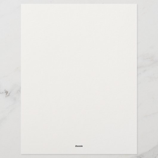  Personalized Elegant Chic Floral Letterhead Briefbogen (Rückseite)