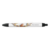 Personalized Elegant Floral Name Pen Kugelschreiber (Vorderseite)