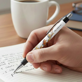 Personalized Elegant Floral Name Pen Kugelschreiber