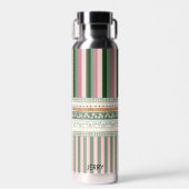 Personalized Elegant Pattern Water Bottle Trinkflasche (Vorne)
