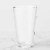 Personalized Elegant Purple Tulip Glas (Rechts)