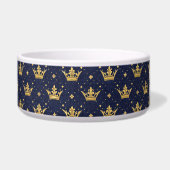 Personalized Elegant Royal Blue Pet Napf (Links)