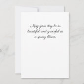 Personalized Elegant Tiger Lily Ankündigung (Rückseite)