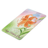 Personalized Elegant Tiger Lily Magnet (Linke Seite)